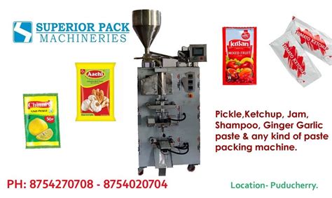 Kw Single Phase Pickle Packing Machine V Automation Grade