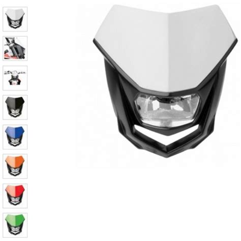 PonziRacing Cross Enduro Motard Plastics Headlight Mask