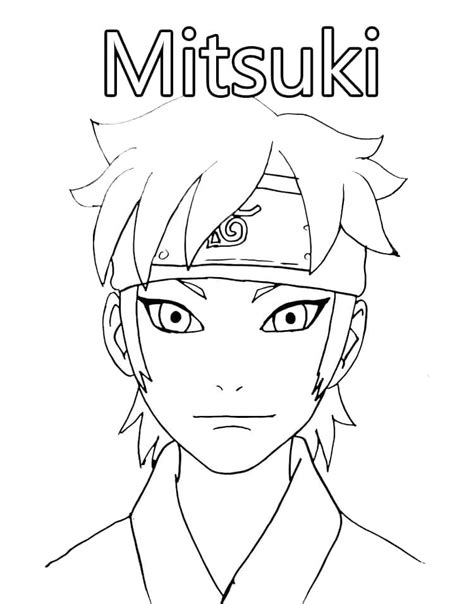 Coloriage Mitsuki, Sarada et Boruto - télécharger et imprimer gratuit ...