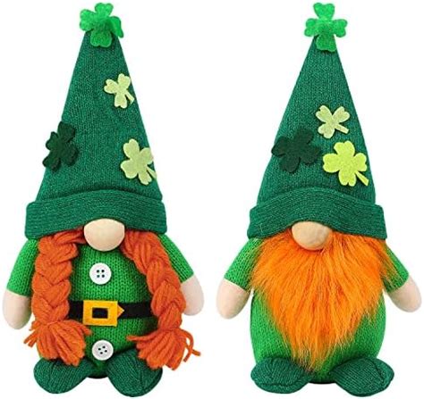 Amazon Ccinee Pack St Patrick S Day Gnomes Plush Decorations