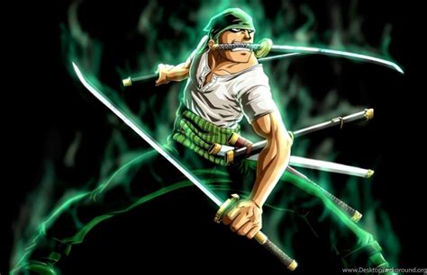 One Piece Zoro Logo Wallpaper