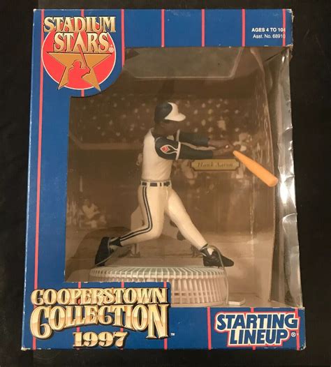 1997 STARTING LINEUP STADIUM STARS COOPERSTOWN COLLECTION HANK AARON