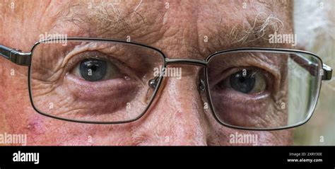 The Eyes Of An 87 Year Old Man Stock Photo Alamy