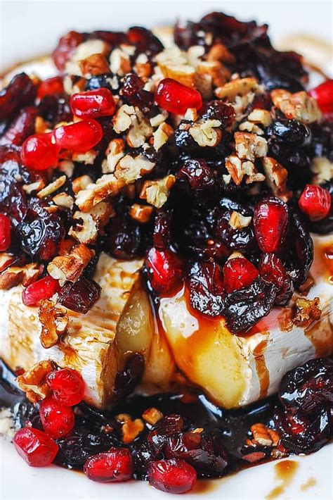 Baked Brie Recipe With Cranberries Pecans Pomegranate Julia S Album