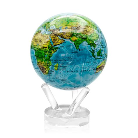 85in Relief Map Blue Mova Globe Gundersons Jewelers