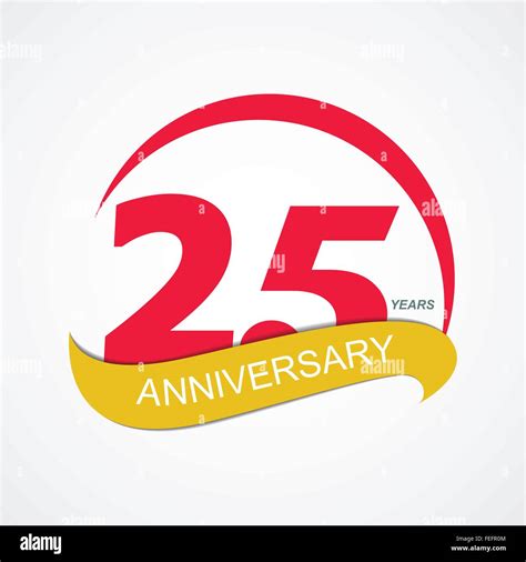 Template Logo Anniversary Vector Illustration Stock Vector Image