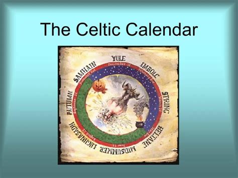 Ppt The Celtic Calendar Powerpoint Presentation Free Download Id