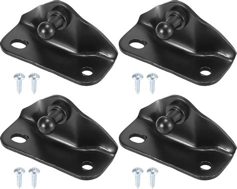 X AUTOHAUX 4 Set Car Ball Studs Mounting Bracket For Gas Strut Shock