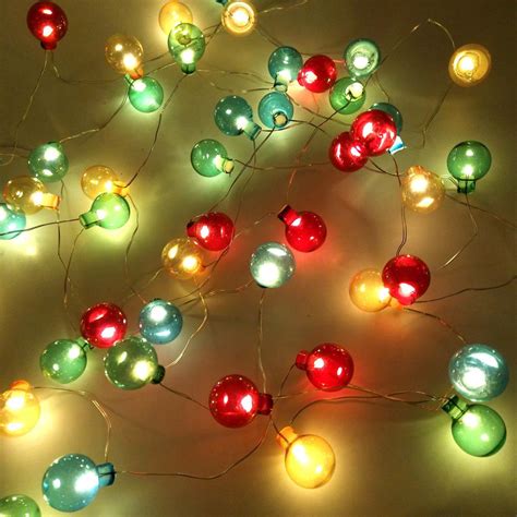 multicolor mini globe lights for vintage christmas tree : r/ChristmasLights