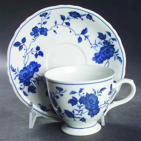 Royal Meissen Footed Cup Saucer Set By Fine China Of Japan Cup And