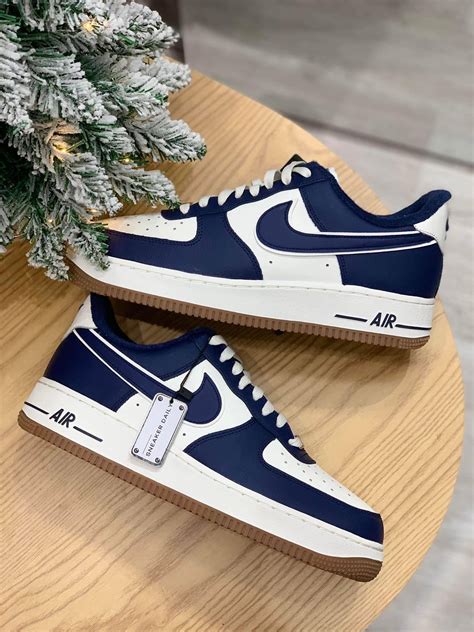 Giày Nike Air Force 1 Low College Pack Midninght Navy DQ7659 101