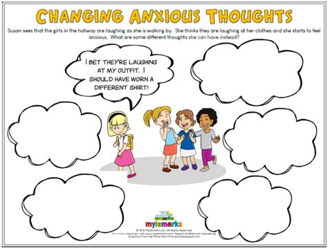 Anxiety Worksheets For Kids And Teens