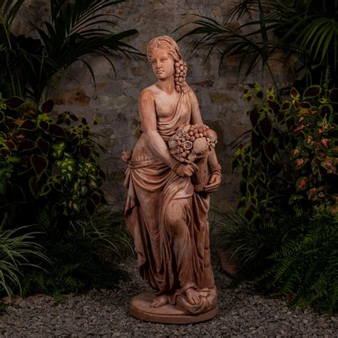 Statue of Abundance Terracotta Impruneta