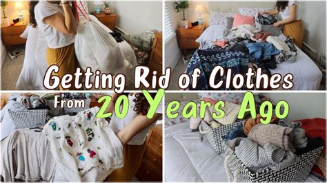 Extreme Closet Clean Out Decluttering Clothing From 20 Years Ago