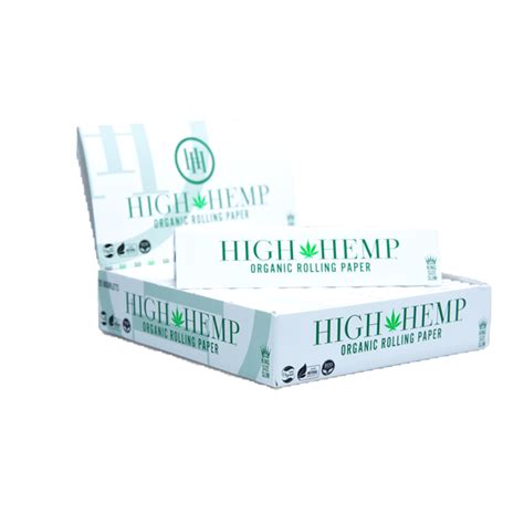 High Hemp Organic Rolling Papers - The Hemp Spectrum