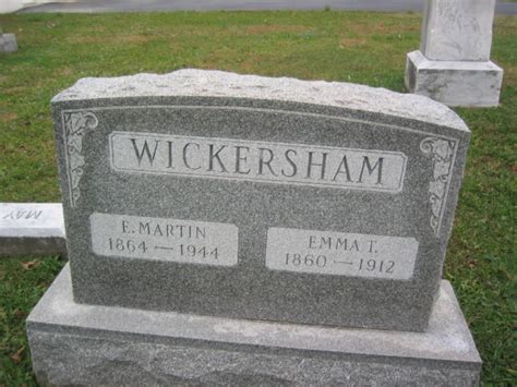 Enoch Martin Wickersham 1864 1944 Find A Grave Memorial