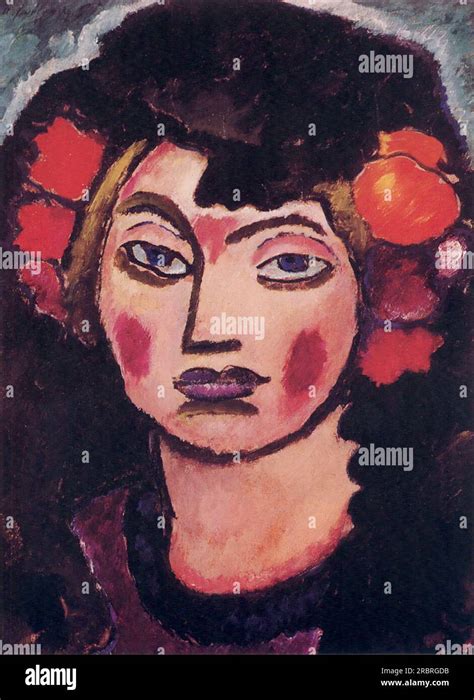 Spanish Girl 1912 By Alexej Von Jawlensky Stock Photo Alamy