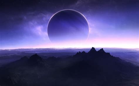 Planetscape Sci Fi Planet Landscape Space Art Artwork Wallpapers Hd Desktop And Mobile