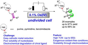 Electrochemical Enantioselective Dihydroxylation Reaction Of N Alkenyl