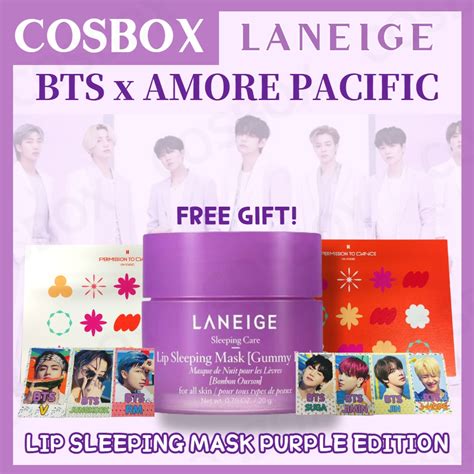 Laneige Bts X Amore Pacific Lip Sleeping Mask Purple Edition Gummy