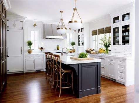 Contrasting Kitchen Island Ideas For A Stand Out Space White