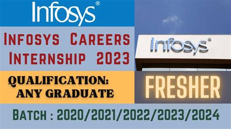 It Career Internship From Infosys Fresher Any Graduate Apply In