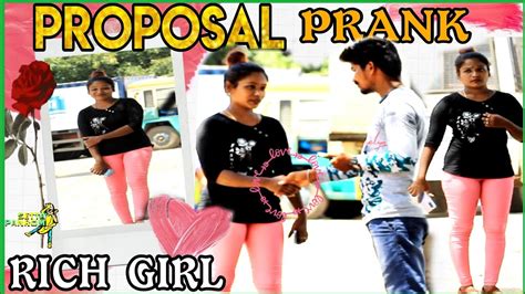 Proposal Prank Rich Girl Flirting Prank Setta Panrom Sai Vijay Youtube