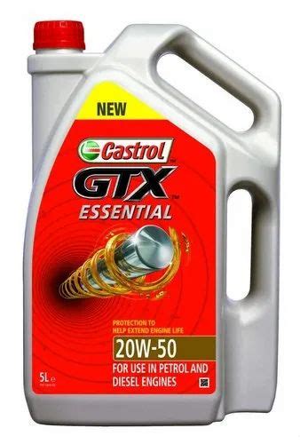 Castrol Gtx Essential W Engine Oil Packaging Type Can At Rs