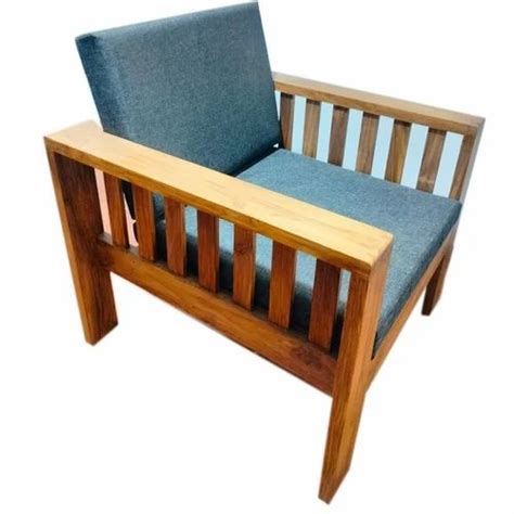 36 Inch Teak Wood Sofa Chair With Cushion At Rs 3500 In Chelakkara