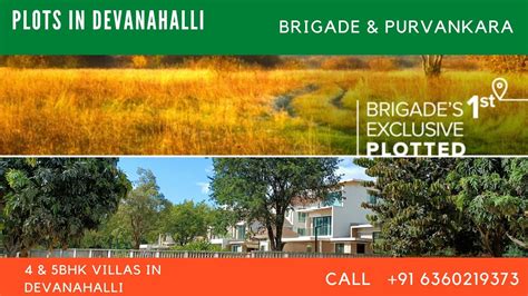 Pre Launch Plotted Development In Devanahalli By Brigade Group