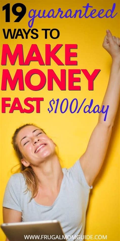 19 Easy Ways To Make Money Fast Today The Frugal Mom Guide