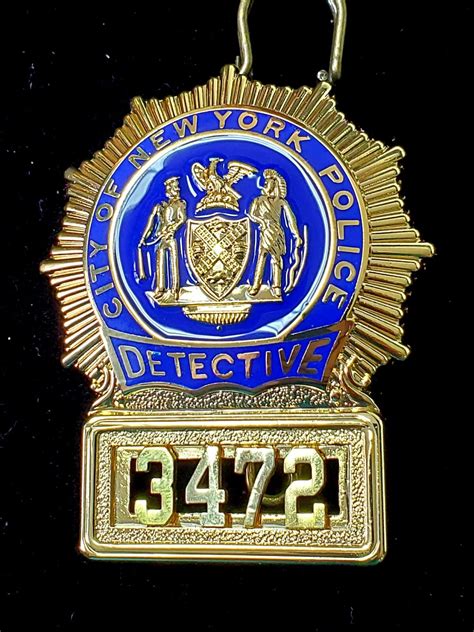 New York NYPD Detective Ed Green # 3472 (Law & Order) - COLLECTORS
