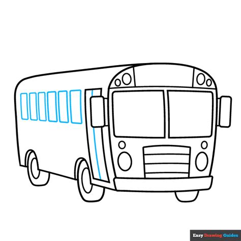 How to Draw a Cartoon School Bus - Really Easy Drawing Tutorial