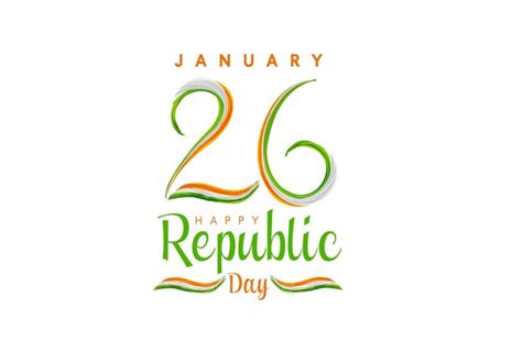 Premium Vector 26 January Happy Republic Day Of India Celebration