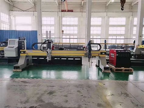 High Quality 8040 Gantry Type Cnc Plasma Cutting Machine With Huayuan Lgk 200igbt Power Source