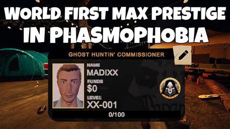 World First Max Prestige In Phasmophobia Prestige Youtube