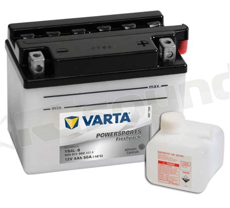 Varta YB4L B 504011002 Batterie Per Moto E Scooter Batterie GEL AG