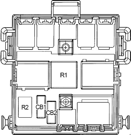Chevrolet Tahoe (2003 - 2006) - fuse box diagram - Auto Genius