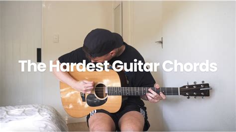 Learn The World S Hardest Guitar Chords Youtube