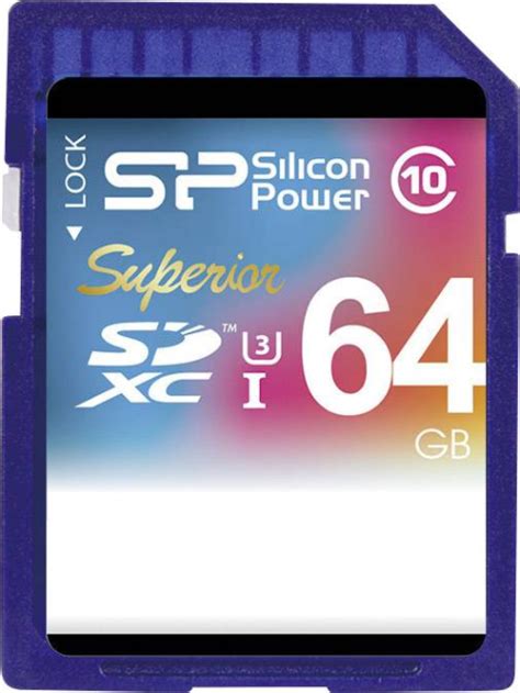 Sd Card Silicon Power Superior Pro Gb Uhs I U Class Mb S Shock