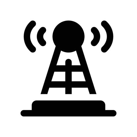 antena icono vector glifo icono para tu sitio web móvil presentación