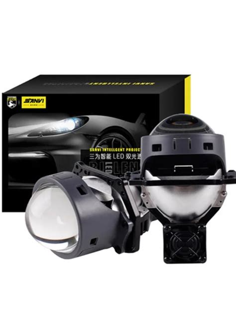 Sanvi Pc Inch Car Bi Led Projector Lens Headlight W K Auto Ice