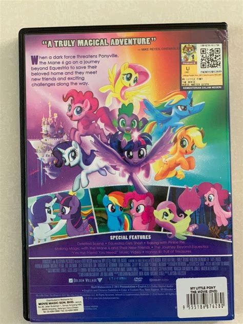 My Little Pony The Movie DVD, Hobbies & Toys, Music & Media, CDs & DVDs ...