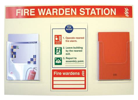 Fire Warden Station Sign (UK) | Warning Safety Signs