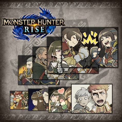 Monster Hunter Rise Special Stickers 12 Sticker Set