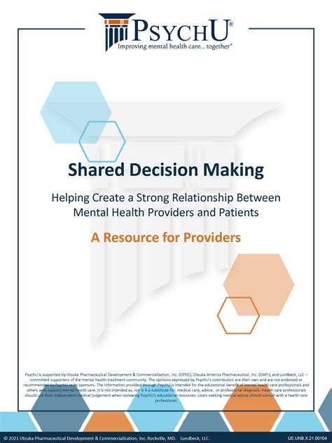 Shared Decision Making – Helping Create A Strong Relationship Between