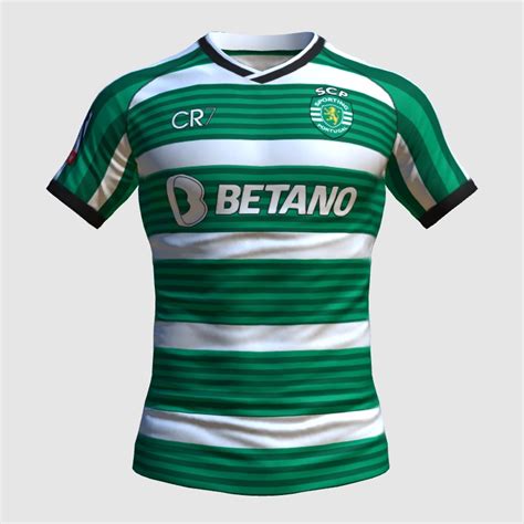 Sporting Lisbon CR7 Tribute Competition Jersey FIFA 23 Kit Creator