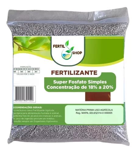 Fertilizante Super Fosfato Simples Kg Adubo Parcelamento Sem Juros