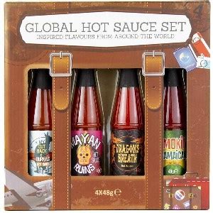 Modern Gourmet Foods World Traveler Hot Sauce Set Of Unique Chilli Sauces Grams Each