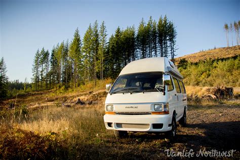 Toyota Hiace Hitop Wd Camper Van Vanlife Northwest